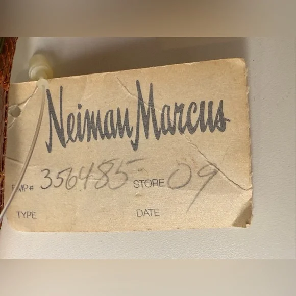 Vintage Neiman Marcus Genuine Lizard Belt Large Brown Exotic Skin 70s 80s Luxury - Picture 7 of 7